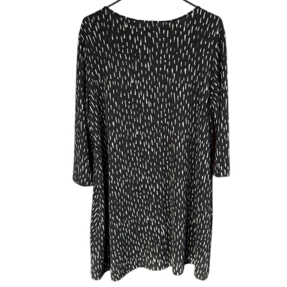 Like New Clara Sun Woo Black
Brushstroke Knit Tunic Dress Size Medium - Picture 7 of 7